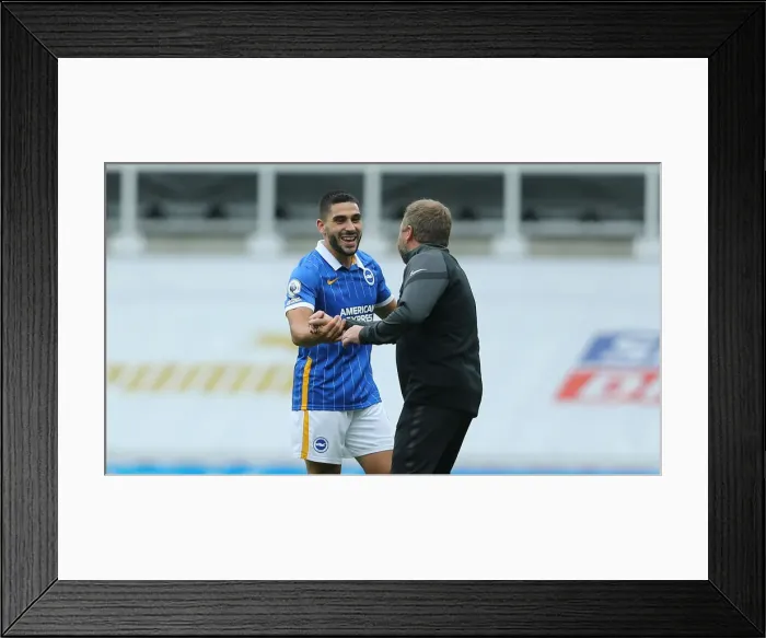 Framed Print : Intense Action: Newcastle United vs. Brighton and Hove Albion at St James Park (2020-21 Premier League) Framed Print : Intense Action: Newcastle United vs. Brighton and Hove Albion at St James Park (2020-21 Premier League)