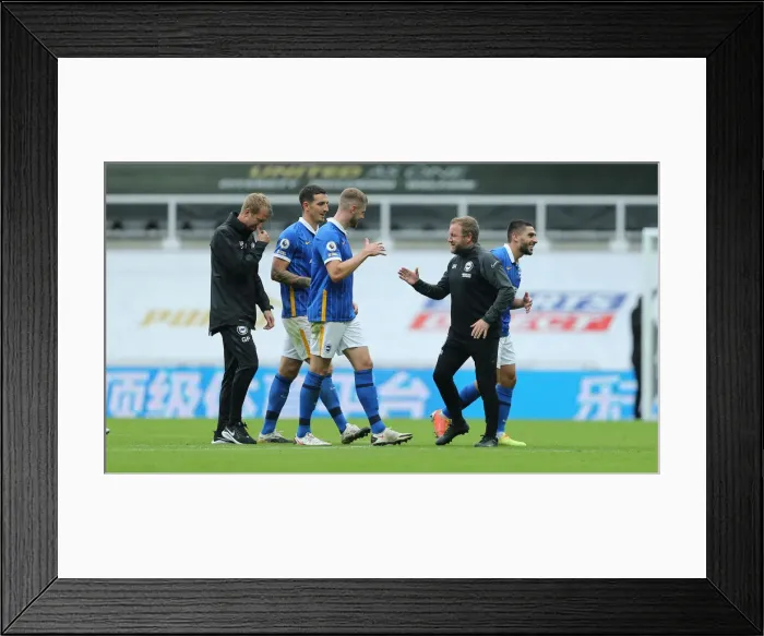 Framed Print : Intense Action: Newcastle United vs. Brighton and Hove Albion at St James Park (2020-21 Premier League) Framed Print : Intense Action: Newcastle United vs. Brighton and Hove Albion at St James Park (2020-21 Premier League)