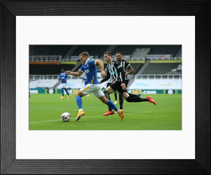 Framed Print : Intense Action: Newcastle United vs. Brighton and Hove Albion at St James Park (2020-21 Premier League) Framed Print : Intense Action: Newcastle United vs. Brighton and Hove Albion at St James Park (2020-21 Premier League)