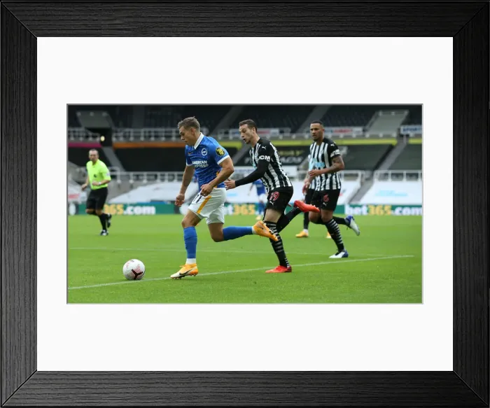 Framed Print : Intense Action: Newcastle United vs. Brighton and Hove Albion at St James Park (2020-21 Premier League) Framed Print : Intense Action: Newcastle United vs. Brighton and Hove Albion at St James Park (2020-21 Premier League)