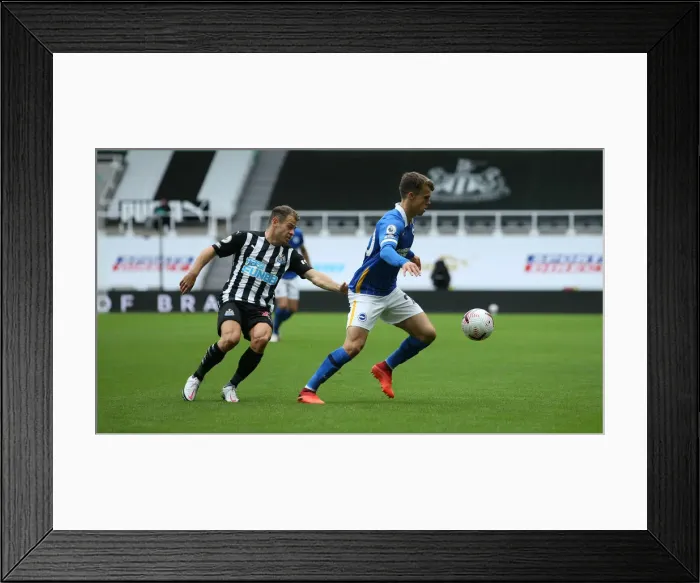 Framed Print : Intense Action: Newcastle United vs. Brighton and Hove Albion at St James Park (2020-21 Premier League) Framed Print : Intense Action: Newcastle United vs. Brighton and Hove Albion at St James Park (2020-21 Premier League)