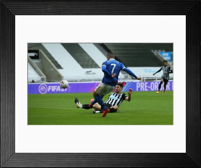 Framed Print : Intense Action: Newcastle United vs. Brighton and Hove Albion at St James Park (2020-21 Premier League) Framed Print : Intense Action: Newcastle United vs. Brighton and Hove Albion at St James Park (2020-21 Premier League)