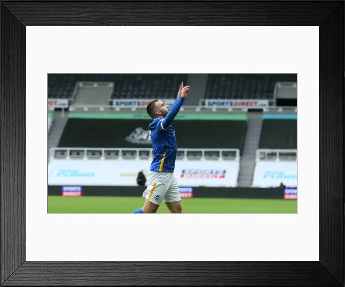 Framed Print : 2020-21 Premier League: Newcastle United vs. Brighton and Hove Albion - Intense Action Framed Print : 2020-21 Premier League: Newcastle United vs. Brighton and Hove Albion - Intense Action