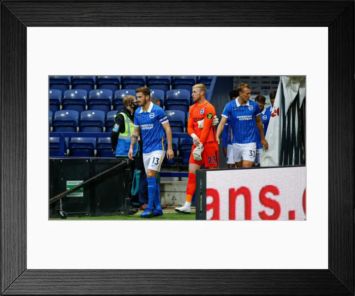 Framed Print : Preston North End v Brighton & Hove Albion Framed Print : Preston North End v Brighton & Hove Albion