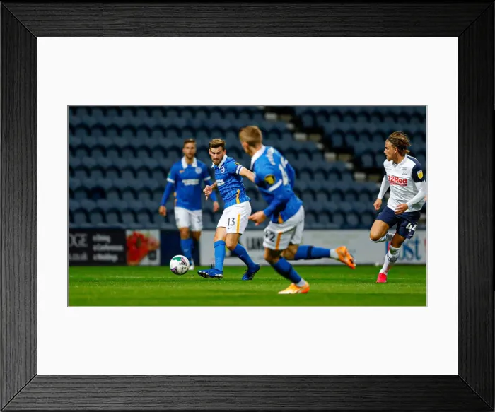Framed Print : Preston North End v Brighton & Hove Albion Framed Print : Preston North End v Brighton & Hove Albion