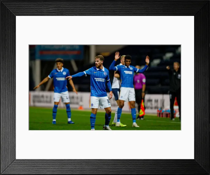 Framed Print : Preston North End v Brighton & Hove Albion Framed Print : Preston North End v Brighton & Hove Albion