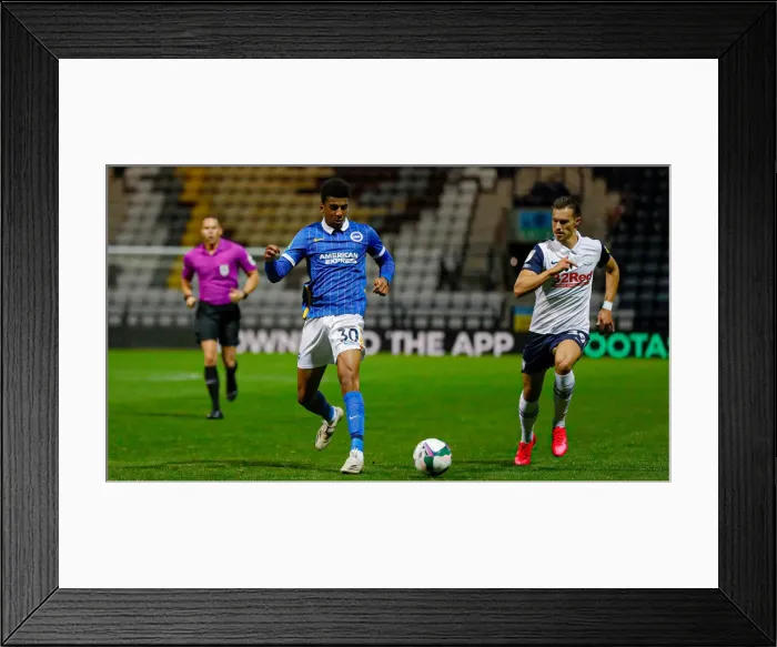 Framed Print : Preston North End v Brighton & Hove Albion Framed Print : Preston North End v Brighton & Hove Albion