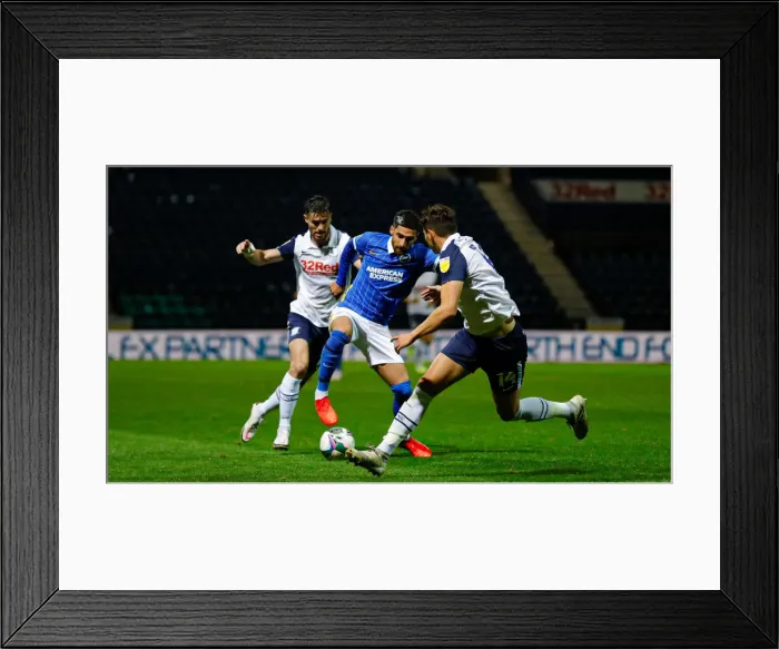 Framed Print : Preston North End v Brighton & Hove Albion Framed Print : Preston North End v Brighton & Hove Albion