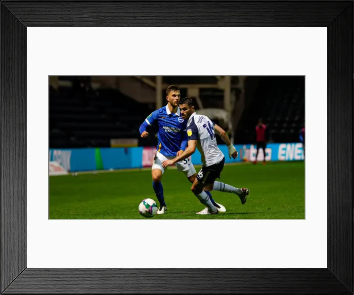 Framed Print : Preston North End v Brighton & Hove Albion Framed Print : Preston North End v Brighton & Hove Albion