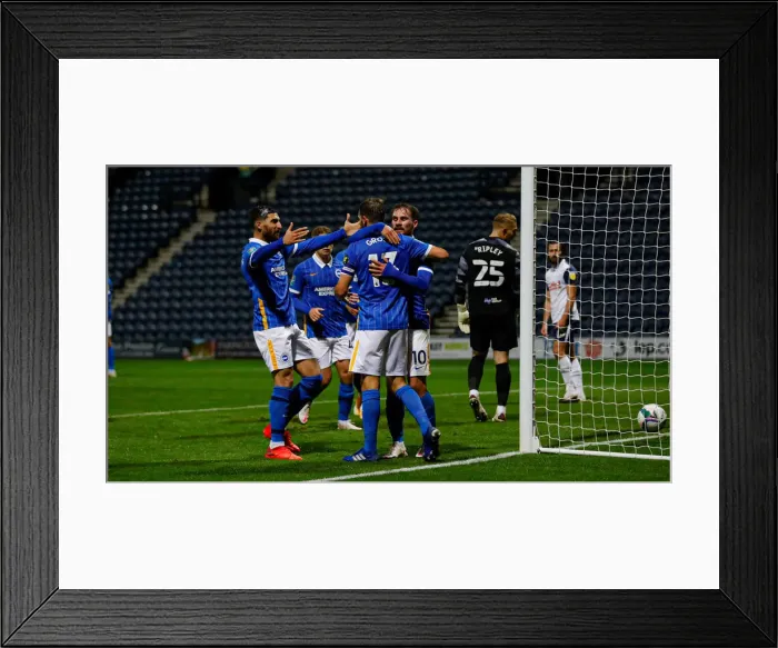 Framed Print : Preston North End v Brighton & Hove Albion Framed Print : Preston North End v Brighton & Hove Albion