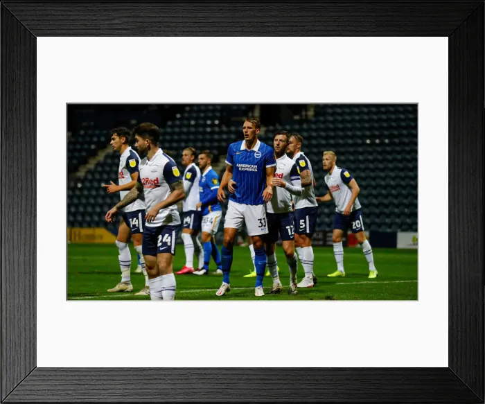 Framed Print : Preston North End v Brighton & Hove Albion Framed Print : Preston North End v Brighton & Hove Albion