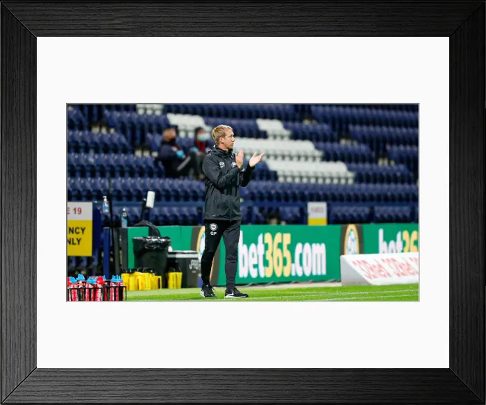 Framed Print : Preston North End v Brighton & Hove Albion Framed Print : Preston North End v Brighton & Hove Albion