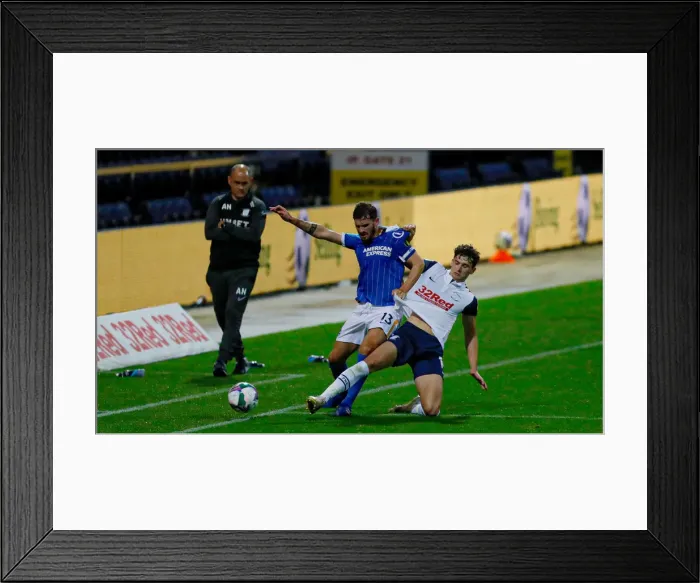 Framed Print : Preston North End v Brighton & Hove Albion Framed Print : Preston North End v Brighton & Hove Albion