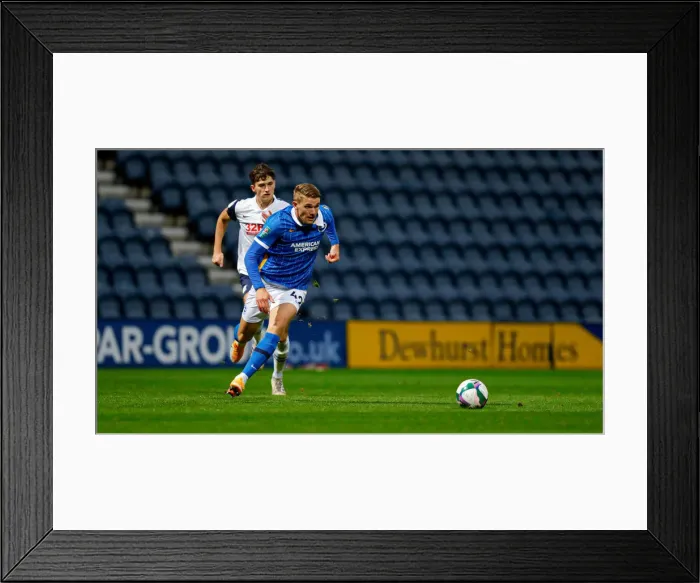 Framed Print : Brighton and Hove Albion vs. Preston North End: Carabao Cup Showdown at Deepdale (23SEP20)