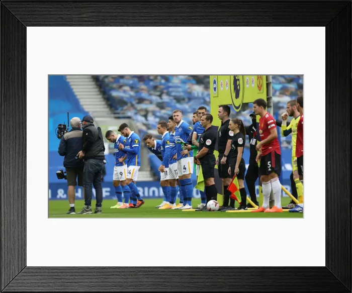 Framed Print : Brighton and Hove Albion v Manchester United Premier League 26SEP20 Framed Print : Brighton and Hove Albion v Manchester United Premier League 26SEP20