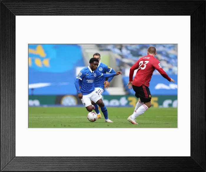 Framed Print : Brighton and Hove Albion vs Manchester United: Premier League Showdown at American Express Community Stadium (26SEP20)