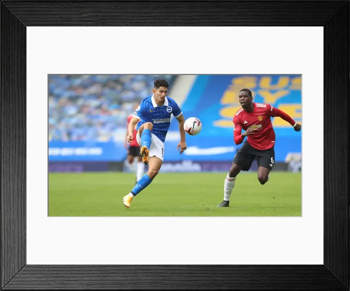 Framed Print : Brighton and Hove Albion vs Manchester United: Premier League Showdown at American Express Community Stadium (26SEP20) Framed Print : Brighton and Hove Albion vs Manchester United: Premier League Showdown at American Express Community Stadium (26SEP20)