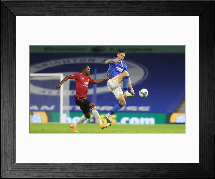 Framed Print : Brighton and Hove Albion vs Manchester United: Carabao Cup Showdown at American Express Community Stadium (30SEP20) Framed Print : Brighton and Hove Albion vs Manchester United: Carabao Cup Showdown at American Express Community Stadium (30SEP20)