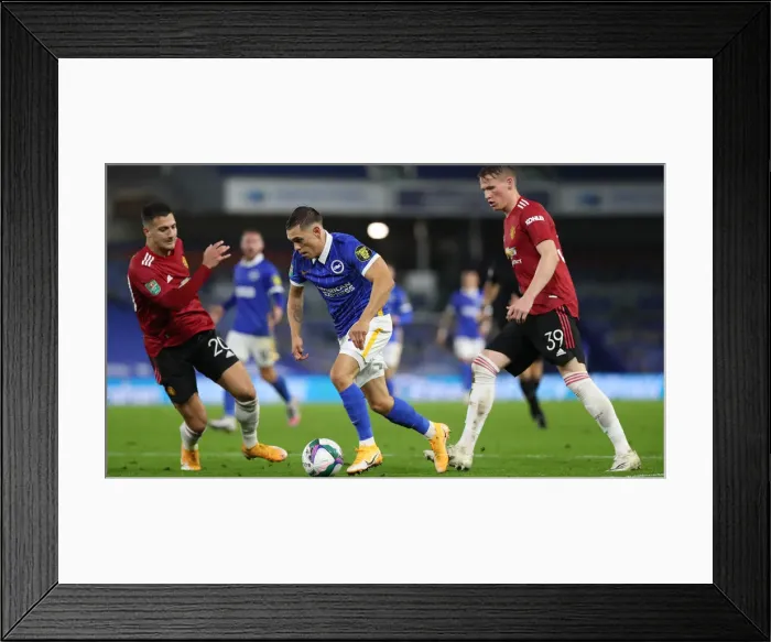 Framed Print : Brighton and Hove Albion vs Manchester United: Carabao Cup Showdown at American Express Community Stadium (30SEP20) Framed Print : Brighton and Hove Albion vs Manchester United: Carabao Cup Showdown at American Express Community Stadium (30SEP20)