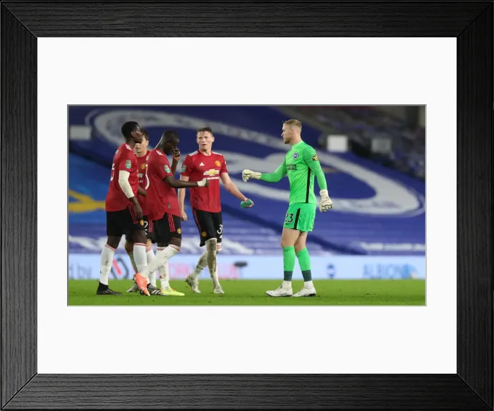 Framed Print : Brighton and Hove Albion v Manchester United Premier League 30SEP20 Framed Print : Brighton and Hove Albion v Manchester United Premier League 30SEP20