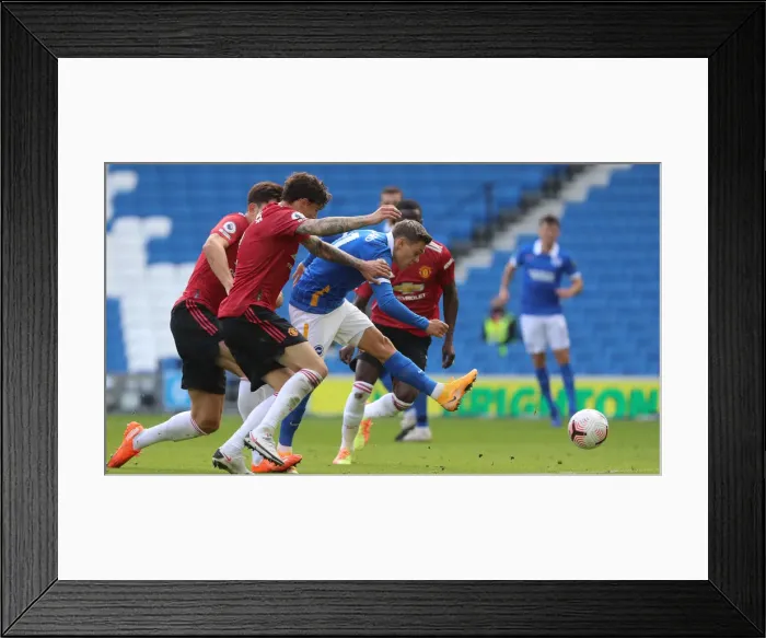 Framed Print : Brighton and Hove Albion vs Manchester United: Premier League Showdown at American Express Community Stadium (26SEP20) Framed Print : Brighton and Hove Albion vs Manchester United: Premier League Showdown at American Express Community Stadium (26SEP20)