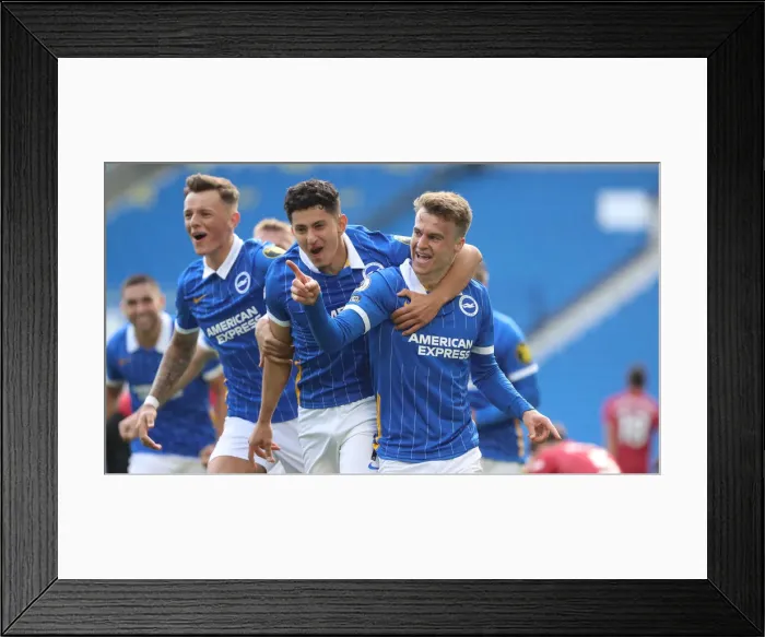 Framed Print : Brighton and Hove Albion vs Manchester United: Premier League Clash at American Express Community Stadium (26SEP20) Framed Print : Brighton and Hove Albion vs Manchester United: Premier League Clash at American Express Community Stadium (26SEP20)