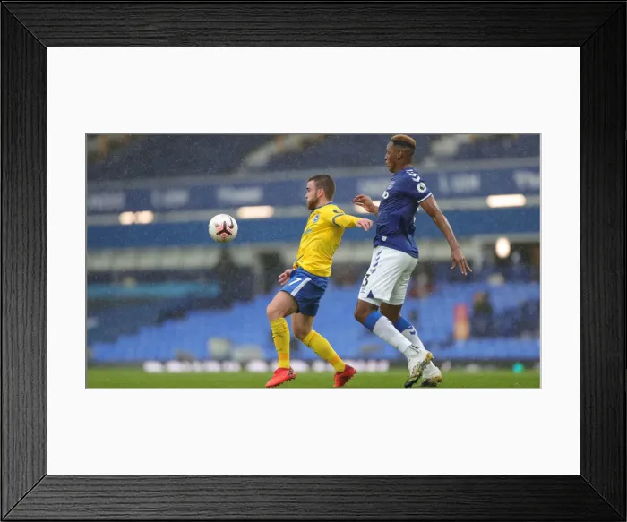 Framed Print : Premier League: Everton vs. Brighton & Hove Albion Clash at Goodison Park - 3 October 2020 Framed Print : Premier League: Everton vs. Brighton & Hove Albion Clash at Goodison Park - 3 October 2020