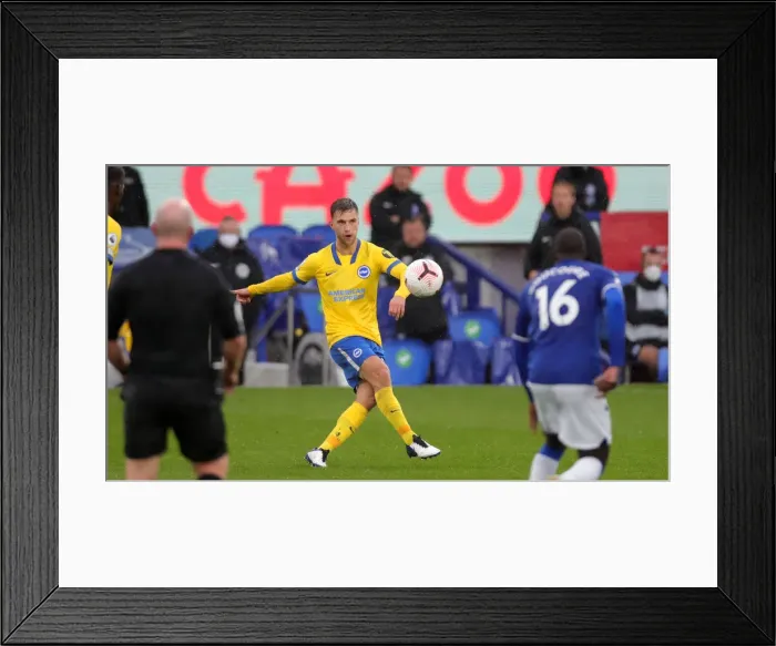 Framed Print : Premier League Showdown: Everton vs. Brighton & Hove Albion at Goodison Park (3 October 2020)
