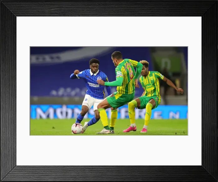 Framed Print : Brighton vs. West Brom: Premier League Clash at American Express Community Stadium (26OCT20) Framed Print : Brighton vs. West Brom: Premier League Clash at American Express Community Stadium (26OCT20)
