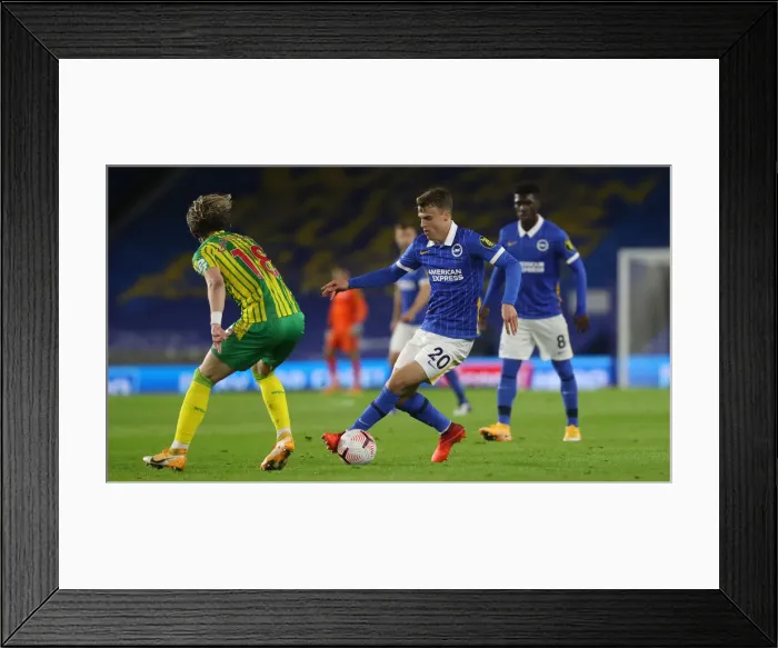 Framed Print : Brighton vs. West Brom: Intense Premier League Clash at American Express Community Stadium (26th October 2020) Framed Print : Brighton vs. West Brom: Intense Premier League Clash at American Express Community Stadium (26th October 2020)