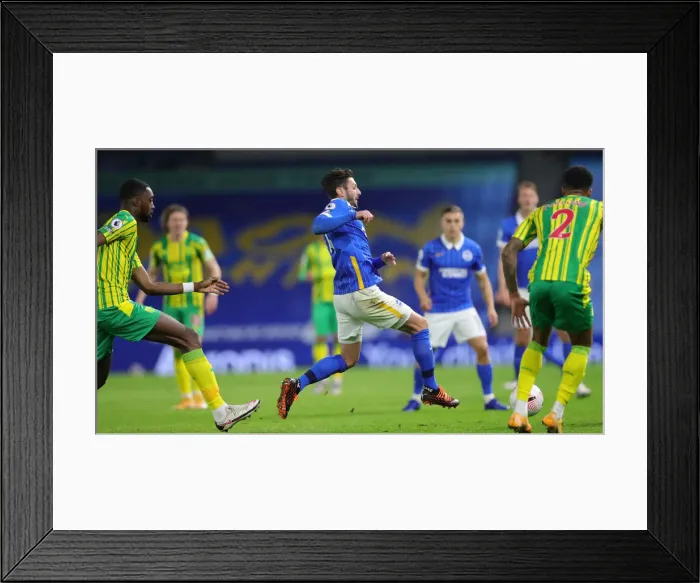 Framed Print : Brighton vs. West Brom: Premier League Clash at American Express Community Stadium (26OCT20) Framed Print : Brighton vs. West Brom: Premier League Clash at American Express Community Stadium (26OCT20)