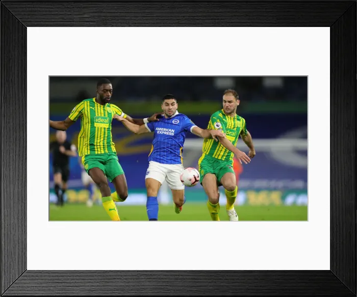 Framed Print : Brighton vs. West Brom: Premier League Showdown at American Express Community Stadium (October 26, 2020) Framed Print : Brighton vs. West Brom: Premier League Showdown at American Express Community Stadium (October 26, 2020)
