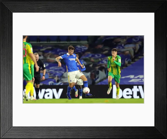 Framed Print : Brighton and Hove Albion vs. West Bromwich Albion: Premier League Showdown at American Express Community Stadium (October 26, 2020) Framed Print : Brighton and Hove Albion vs. West Bromwich Albion: Premier League Showdown at American Express Community Stadium (October 26, 2020)