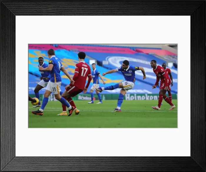 Framed Print : Brighton vs Liverpool: Premier League Showdown at American Express Community Stadium (28NOV20) Framed Print : Brighton vs Liverpool: Premier League Showdown at American Express Community Stadium (28NOV20)