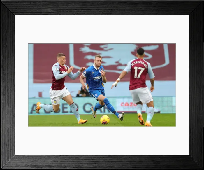 Framed Print : Aston Villa v Brighton and Hove Albion Premier League 21NOV20