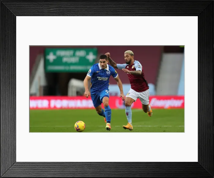 Framed Print : 21NOV20: Premier League Showdown - Aston Villa vs. Brighton & Hove Albion at Villa Park