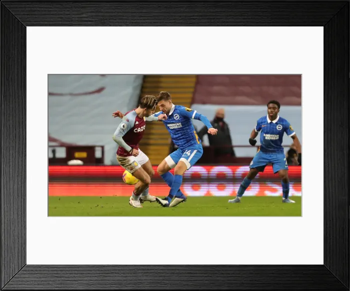 Framed Print : 21NOV20: Premier League Showdown - Aston Villa vs. Brighton & Hove Albion at Villa Park