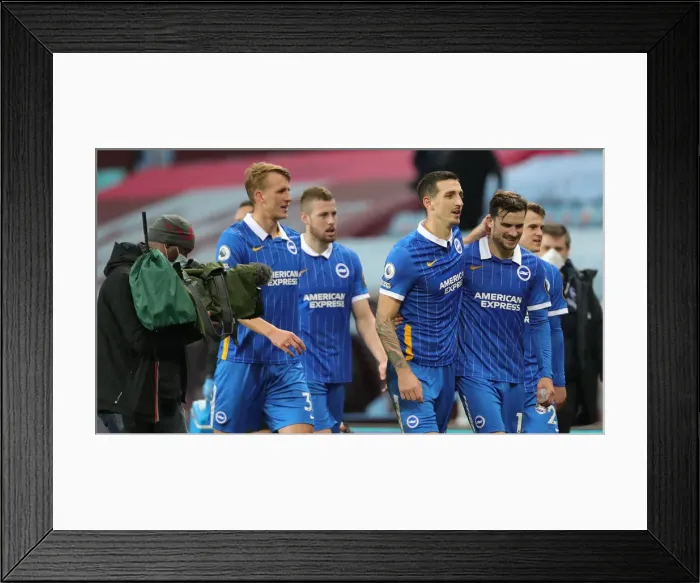 Framed Print : 21NOV20: Premier League Showdown - Aston Villa vs. Brighton & Hove Albion at Villa Park