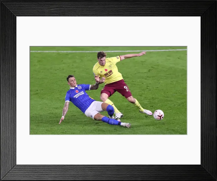 Framed Print : Brighton vs. Burnley: Premier League Clash at American Express Community Stadium (06NOV20) Framed Print : Brighton vs. Burnley: Premier League Clash at American Express Community Stadium (06NOV20)