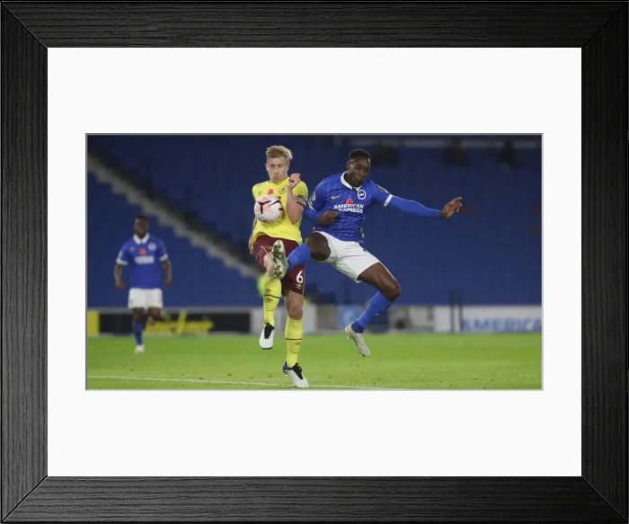 Framed Print : Brighton vs. Burnley: Intense Premier League Clash at American Express Community Stadium (Nov. 6, 2020) Framed Print : Brighton vs. Burnley: Intense Premier League Clash at American Express Community Stadium (Nov. 6, 2020)