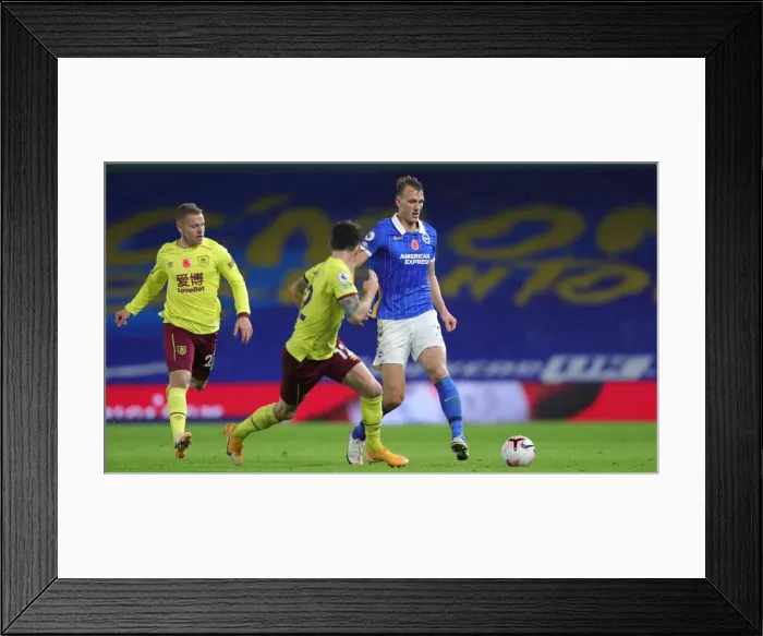 Framed Print : Brighton vs. Burnley: Premier League Clash at American Express Community Stadium (Nov. 6, 2020) Framed Print : Brighton vs. Burnley: Premier League Clash at American Express Community Stadium (Nov. 6, 2020)