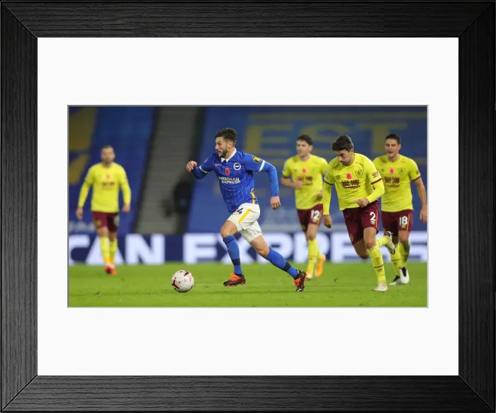 Framed Print : Brighton vs. Burnley: Premier League Clash at American Express Community Stadium (06NOV20) Framed Print : Brighton vs. Burnley: Premier League Clash at American Express Community Stadium (06NOV20)