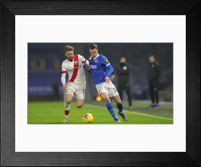 Framed Print : Intense Premier League Showdown: Brighton & Hove Albion vs. Southampton (07DEC20) Framed Print : Intense Premier League Showdown: Brighton & Hove Albion vs. Southampton (07DEC20)