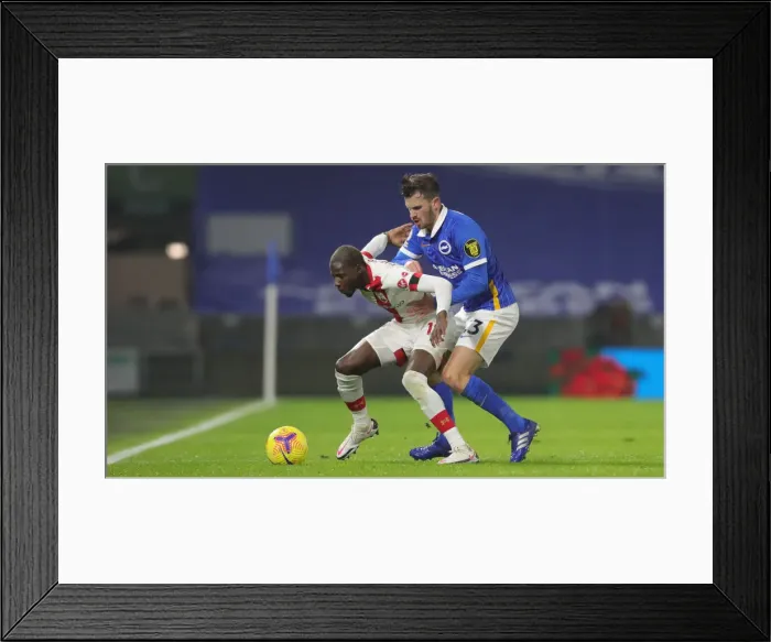 Framed Print : Brighton and Hove Albion vs. Southampton: A Premier League Battle (07DEC20) Framed Print : Brighton and Hove Albion vs. Southampton: A Premier League Battle (07DEC20)