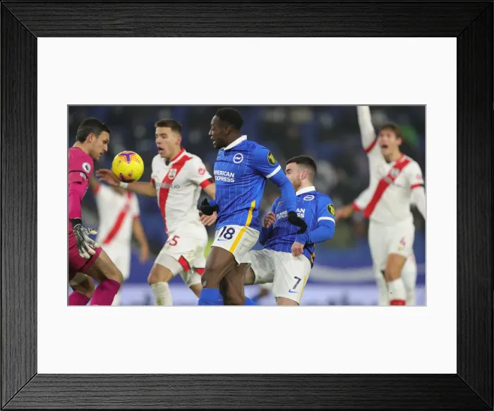 Framed Print : Intense Premier League Showdown: Brighton & Hove Albion vs. Southampton (07DEC20) Framed Print : Intense Premier League Showdown: Brighton & Hove Albion vs. Southampton (07DEC20)