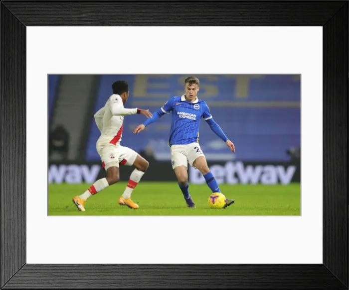 Framed Print : Brighton and Hove Albion vs. Southampton: Clash at the American Express Community Stadium (Premier League, 07DEC20) Framed Print : Brighton and Hove Albion vs. Southampton: Clash at the American Express Community Stadium (Premier League, 07DEC20)