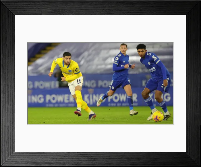 Framed Print : Decisive Battle: Premier League Showdown between Leicester City and Brighton & Hove Albion (13DEC20) Framed Print : Decisive Battle: Premier League Showdown between Leicester City and Brighton & Hove Albion (13DEC20)