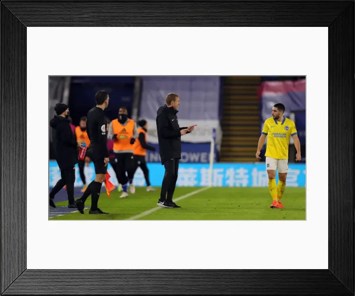 Framed Print : Decisive Moment at King Power: Leicester City vs. Brighton & Hove Albion, Premier League, 13DEC20 Framed Print : Decisive Moment at King Power: Leicester City vs. Brighton & Hove Albion, Premier League, 13DEC20