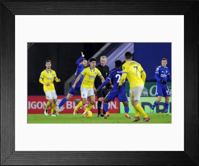 Framed Print : Decisive Battle at King Power: Leicester City vs. Brighton & Hove Albion (13DEC20) Framed Print : Decisive Battle at King Power: Leicester City vs. Brighton & Hove Albion (13DEC20)