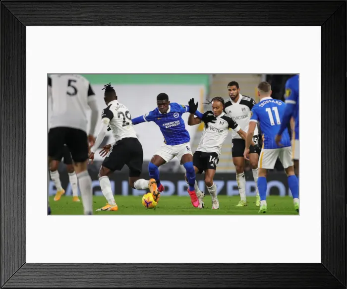 Framed Print : Decisive Moment: Fulham vs. Brighton & Hove Albion - Premier League Clash at Craven Cottage (16DEC20) Framed Print : Decisive Moment: Fulham vs. Brighton & Hove Albion - Premier League Clash at Craven Cottage (16DEC20)